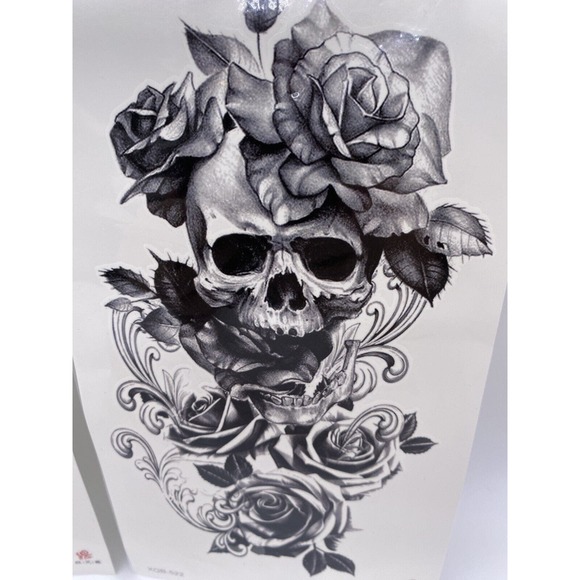 Starttoos Temporary Waterproof Large Body Art Tattoos Sticker 3 Sleeve Set - Picture 1 of 9